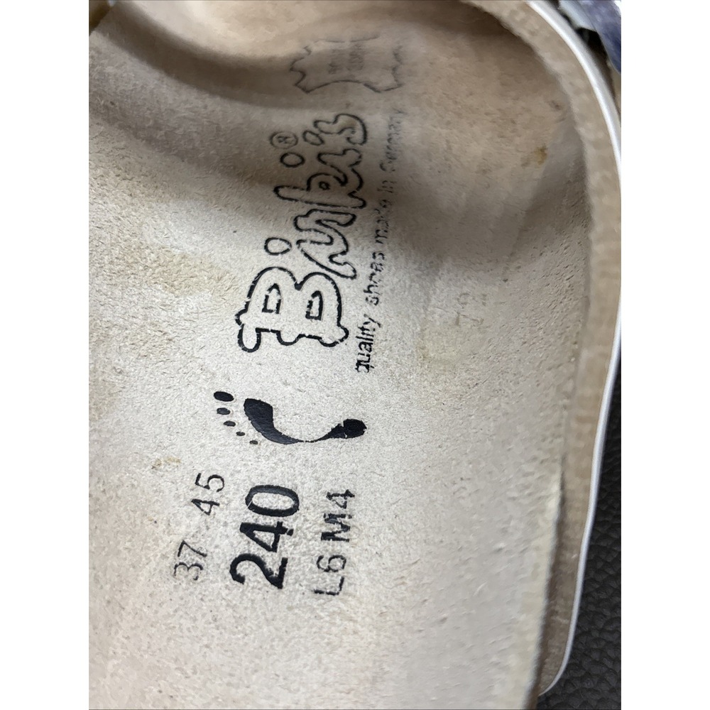Birkenstock/Birki's Lace "H" slide sandals Size 7 240 L5M4 - Picture 3 of 5